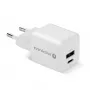 Wandladegerät everActive SC-330Q mit 1x USB-A und 1x USB-C Anschlüssen, 20W, weiß