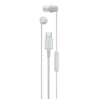 Sony IER-EX15C Headset Kabelgebunden In-Ear Anrufe/Musik USB Typ-C Weiß