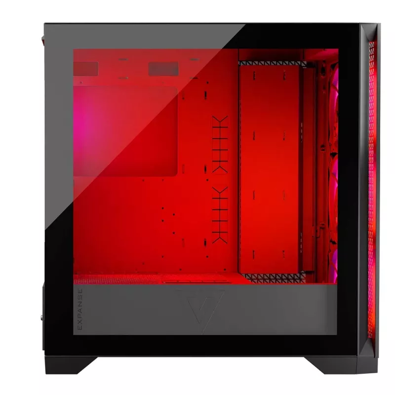 MODECOM Gehäuse VOLCANO EXPANSE T APEX ARGB MIDI Schwarz