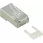 VALUE - Netzwerkanschluss - RJ-45 (M) - abgeschirmt - CAT 6e - durchsichtig (Packung mit 10) (21.99.3063)