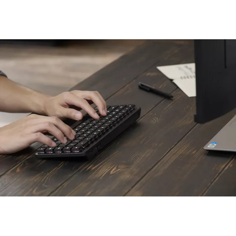 ASUS ProArt KD300 65% mechanische RGB-Tastatur, USB + RF Wireless + Bluetooth, Schwarz