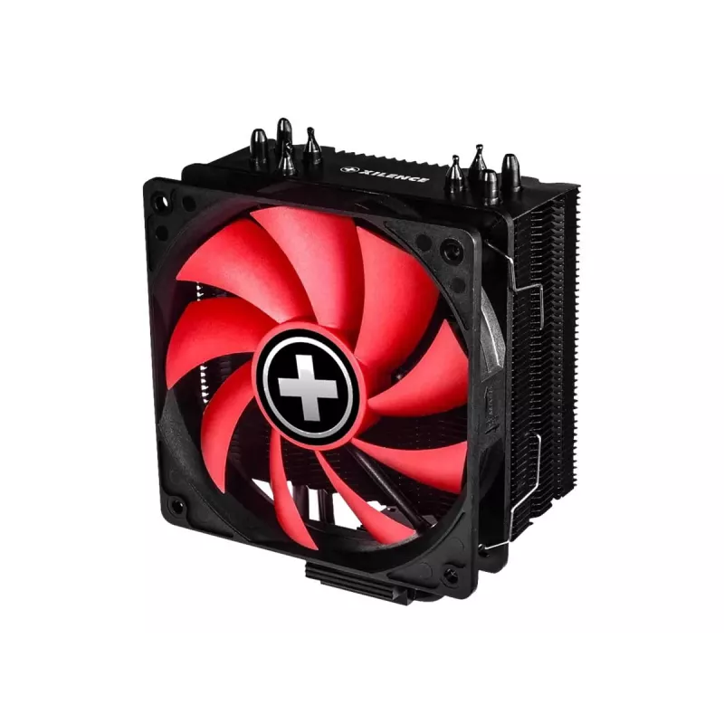 Xilence M704 Prozessorkühler 12 cm Schwarz, Rot