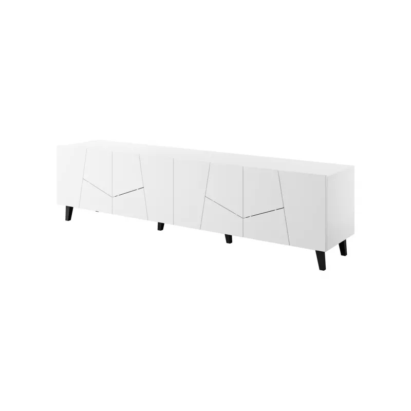 RTV-Schrank ETNA 200x42x52 weiß matt