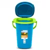 GreenBlue GB320BL Tragbare Reise-Toilette Eimer Sitz Camping Festival Griff Deckel Robust Stabil 19L
