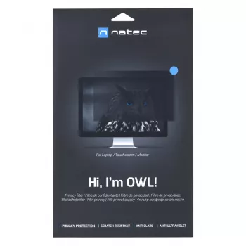 NATEC Owl Rahmenloser Display-Blickschutzfilter 54,6 cm (21,5 inch)
