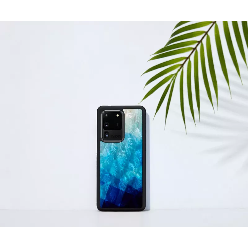 Schutzhülle iKins für Samsung Galaxy S20 Ultra, blue lake/schwarz