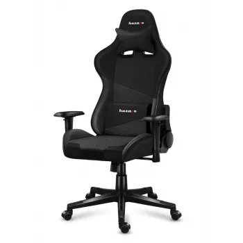 Gaming-Stuhl huzaro Force 6.2 Carbon — ergonomischer Gaming-Sessel, höhenverstellbar 44–53,5 cm, maximale Belastung 130 kg, Netzsitz, gepolsterte Rückenlehne