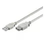 Wentronic Goobay USB 2.0 Hi-Speed Verlängerungskabel, Grau, 0,3 m - USB 2.0-Stecker (Typ A) > USB 2.0-Buchse (Typ A) (68621)