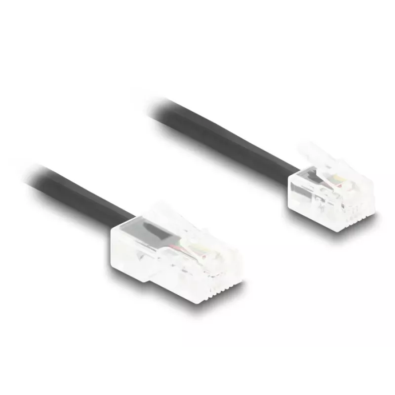 Telefonkabel DeLOCK 88479 2 m Schwarz RJ-11 RJ-45
