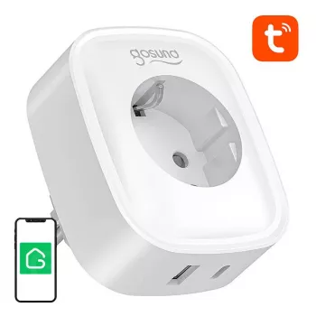 Smart-Stecker Gosund SP6 16A mit USB-C 20W – WLAN-steuerbare Steckdose für die Hausautomation