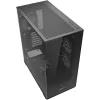 Sharkoon SK6 ARGB Tower ATX Schwarz – Mid-Tower-ATX-Gehäuse mit ARGB-Beleuchtung und Seitenfenster aus gehärtetem Glas