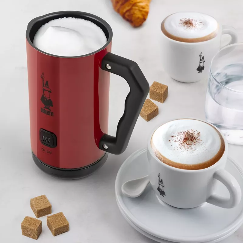 Bialetti MKF02 Automatischer Milchaufschäumer/-wärmer Rot