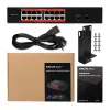 Netzwerk-Switch QOLTEC 52364 — Gigabit Ethernet PoE 16xRJ45, 2xSFP