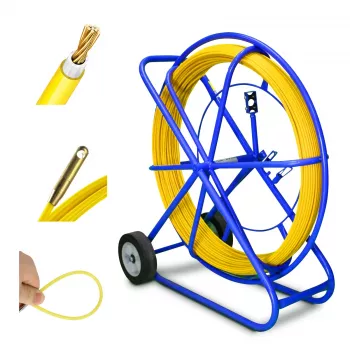 Extralink Kabelzugstab Pilot 13mm 300m Glasfaser FRP, d. 13mm, l. 300m, gelb
