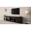 RTV GRANERO 200x56.7x35 schwarz/schwarz glänzend Schrank