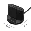 Smart Card Reader Qoltec 50632 USB 2.0 Schwarz 1m Kabel
