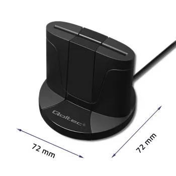 Smart Card Reader Qoltec 50632 USB 2.0 Schwarz 1m Kabel