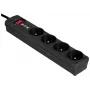 Überspannungsschutz-Steckdosenleiste EATON Power Strip 4 FR — 4 Typ-E-Steckdosen, 1 m Kabel, 10 A, 2500 W, LED-Anzeigen