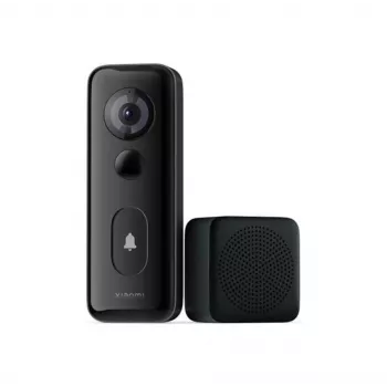 Wall-mounted Xiaomi 3S Schwarz IP65 2-way Audio Wired & Wireless Wi‑Fi 2.4 GHz Batterie/DC 5V