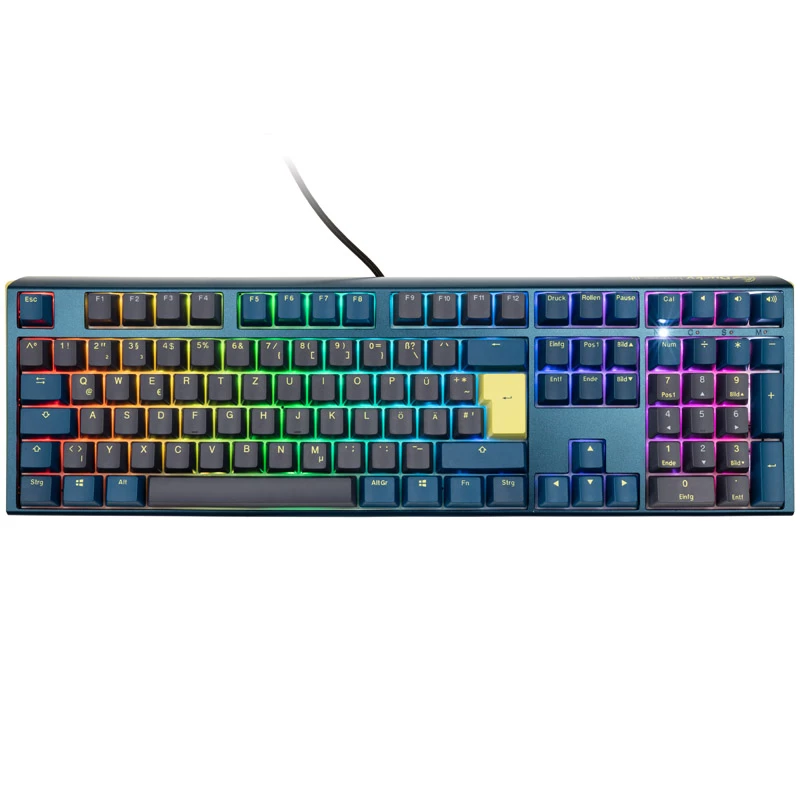 Ducky One 3 Daybreak RGB Tastatur Gaming USB Mechanisch Schwarz Blau Grün