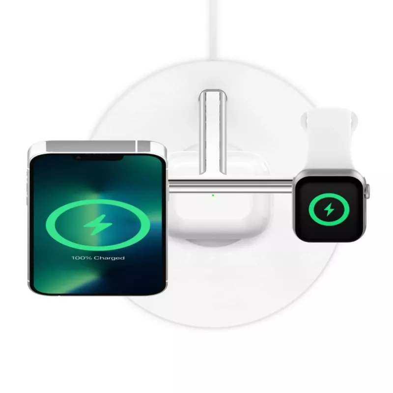 Belkin WIZ017vfWH Kopfhörer Kabelloses Schnellladen Indoor AC Weiß