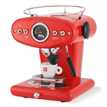 Espressomaschine Illy X1 Manuell — 1 L Wassertank, 1200 W, Kaffeepad & Kaffeepulver, 1 Auslauf