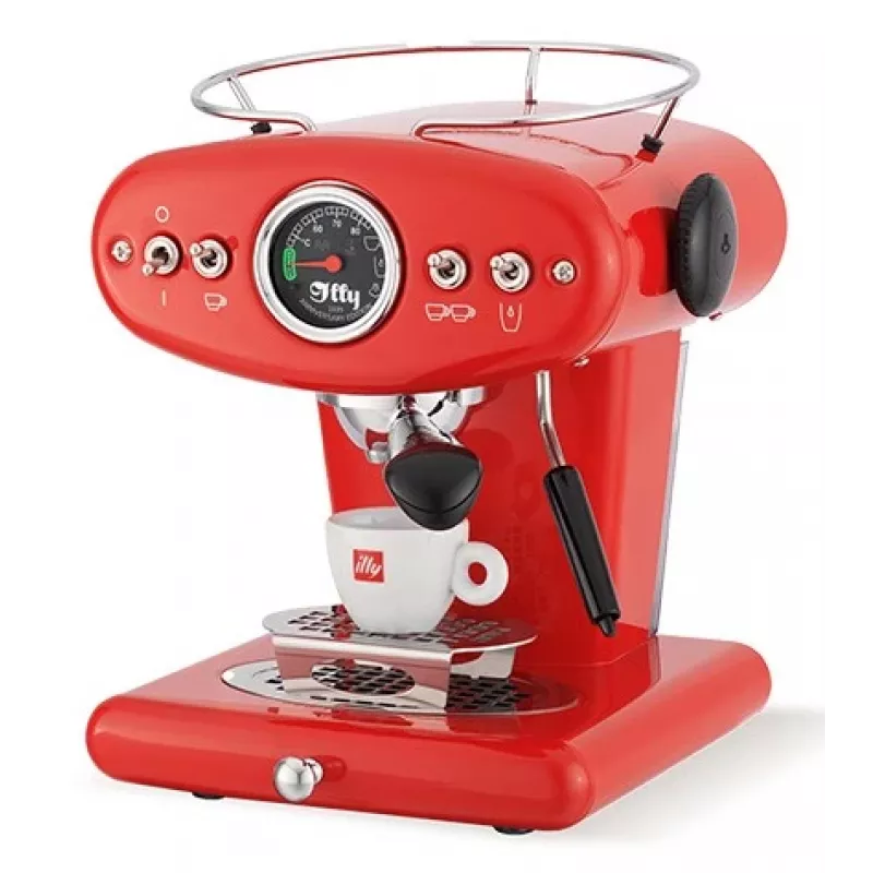 Espressomaschine Illy X1 Manuell — 1 L Wassertank, 1200 W, Kaffeepad & Kaffeepulver, 1 Auslauf