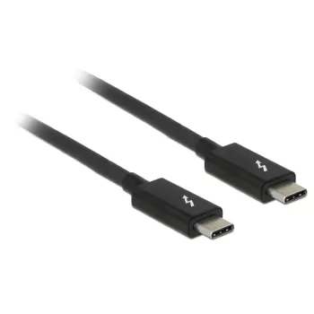 Thunderbolt-Kabel DeLOCK 84845 1 m 20 Gbit/s Schwarz