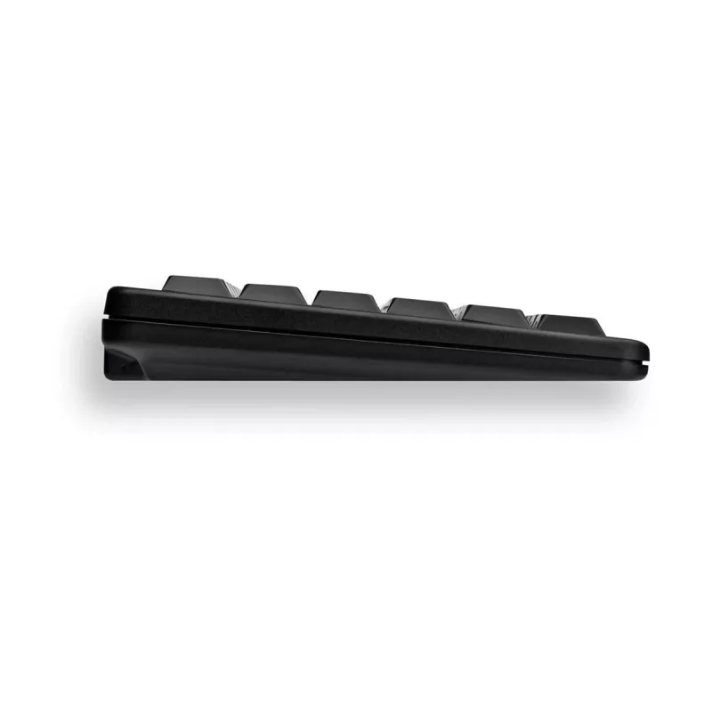 CHERRY Compact , Combo (USB + PS/2), DE Tastatur Office USB + PS/2 QWERTY Schwarz