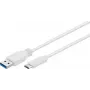 Wentronic Goobay USB 3.0 SuperSpeed-Kabel > USB-C™, 0,2 m - USB 3.0-Stecker (Typ A) > USB-C-Stecker (67189)