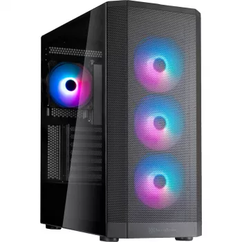 SilverStone FARA 514X schwarz Gehärtetes Glas (SST-FA514X-BG)