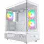 Montech XR Midi-Tower, Tempered Glass – weiß