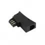Hama TAE N/F - US 6p6c TAE-F M F Jack 6p6c Schwarz