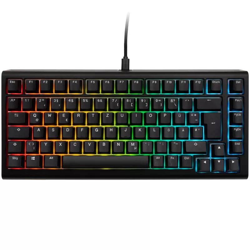 Ducky Tinker 75 Tastatur Gaming USB Deutsch Schwarz