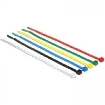 Kabelbinder DeLOCK 18626 Nylon Schwarz Blau Grün Rot Transparent Gelb
