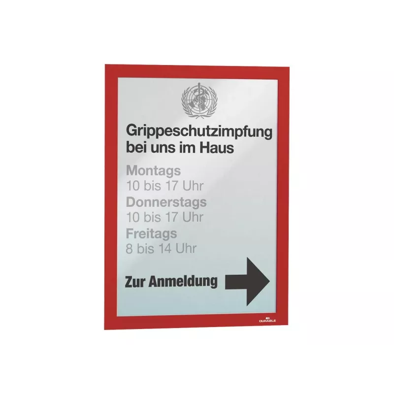 Magnetrahmen A4 Durable 4872-03 Rot