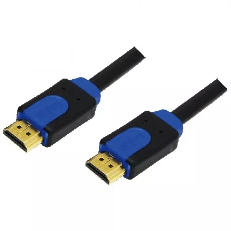 HDMI-Kabel LogiLink CHB1105 5m Typ A Schwarz Blau