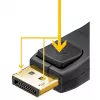 Goobay DisplayPort-Kabel 74749 3 m Schwarz