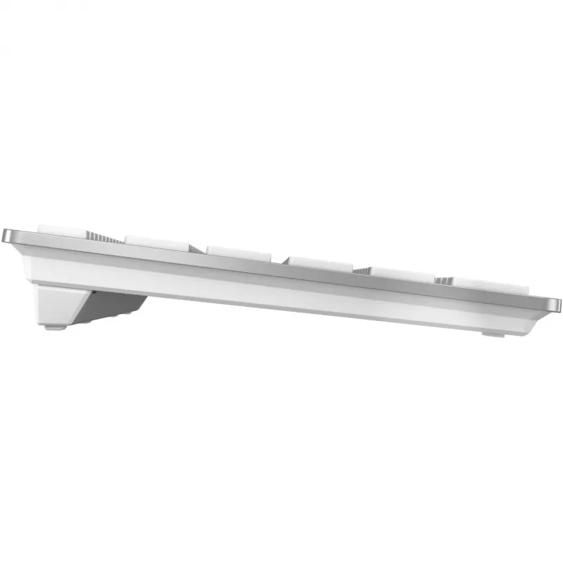 CHERRY DW 9100 SLIM Tastatur Maus inklusive Universal RF Wireless + Bluetooth QWERTZ Deutsch Silber