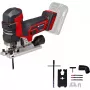 Professionelle Akku-Stichsäge TP-JST 18/135 Li BL - Solo, 18 Volt (Rot/Schwarz, ohne Akku und Ladegerät)