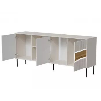 Cama INSERTO 3D1W Kommode 190x40x80 Kaschmir + LED