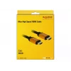 HDMI-Kabel DeLOCK 85728 1,5 m Typ A Schwarz Gold