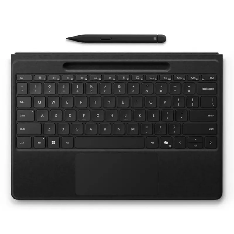 Microsoft Surface Pro Flex Tastatur mit Touchpad, kabellos, Bluetooth, QWERTZ, Schwarz