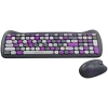 Kabelloses Tastatur- und Maus-Set CANYON HSET-W6 Kitty Edition – violett