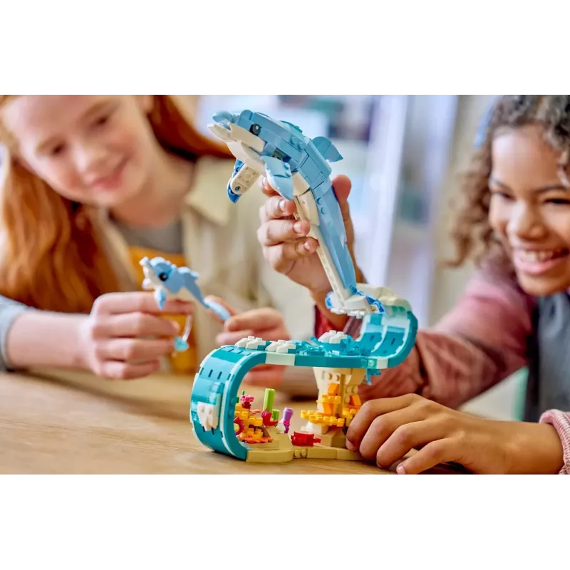 LEGO CREATOR 3 IN 1 31385 Meerestiere: Wunderschöne Delfine