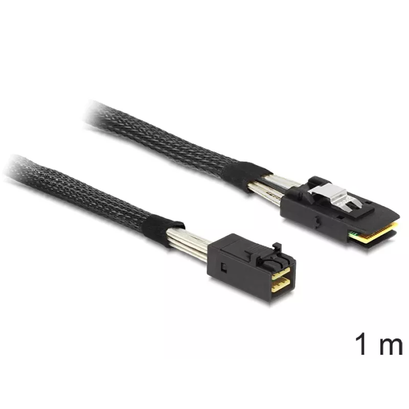 SAS-Kabel DeLOCK 83389 1m Schwarz