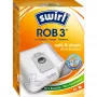 Staubbeutel für Saugroboter MELITTA Swirl ROB 3, 4er-Pack, holzfarben