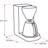 MELITTA Enjoy Therm - Kaffeemaschine - 12 Tassen