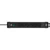 Power Extension Brennenstuhl 1951160608 3 m 6 AC-Steckdosen Innenbereich Schwarz