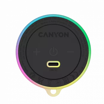 CANYON Magnetischer BT-Lautsprecher OnMove 13 5W Schwarz